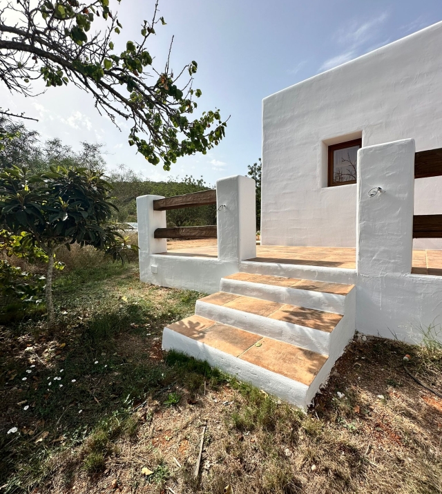 Resa Estates Ibiza finca te te koop for sale santa Gertrudis stairs garden.jpg